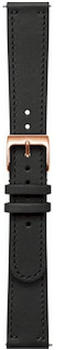 Withings Steel HR Lederarmband 18mm Schwarz/Gold
