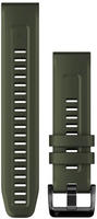 Garmin Quickfit Armb&auml;nder 22 mm Silikon Moosgr&uuml;n, Teile in Schwarz