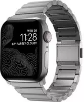 Nomad NOM18140, Nomad Titan-Gliederarmband für die Apple Watch Series 1 bis 10 / SE Nomad NOM18140, Nomad Titan-Gliederarmband für die Apple Watch Series 1 bis 10 / SE