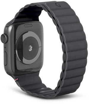 Decoded Magnetic Traction Strap LITE Silikon (Apple Watch 1-7/SE 42/44/45mm) schwarz