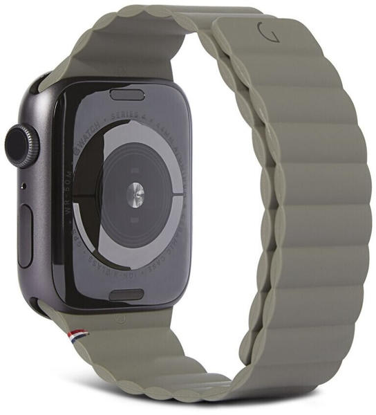 Decoded Magnetic Traction Strap LITE Silikon (Apple Watch 1-7/SE 42/44/45mm) Olive