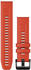 Garmin QuickFit 22 Watch Strap Silicone red (010-13111-04)