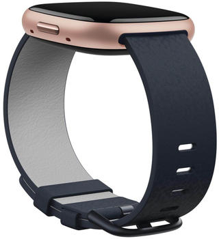 Fitbit Versa 3/4 & Sense/2 Vegan Leather Band Indigo Large