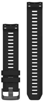 Garmin QuickFit 22 Watch Strap Silicone black/grey (010-13105-06)