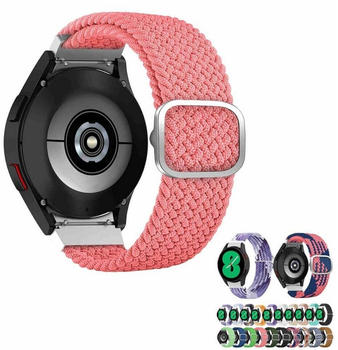 Wigento Samsung Galaxy Watch 4 40mm / 44mm Uhr Nylon Armband Ersatz Arm Band Muster 14