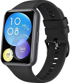 FIXED Silikonarmband Huawei Watch Fit 2 schwarz