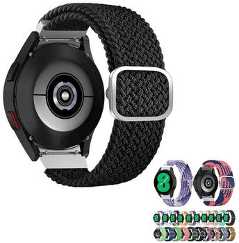 Wigento Samsung Galaxy Watch 4 40mm / 44mm Uhr Nylon Armband Ersatz Arm Band Muster 16