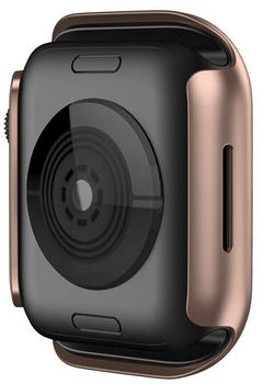 Wigento Apple Watch Serie 7 45mm Shockproof TPU Silikon Hülle Cover Tasche Rose Gold