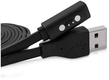 kwmobile Pebble 2 / Time / Steel / Round USB Ladekabel
