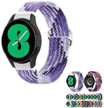 Wigento Samsung Galaxy 4 40mm / 44mm Nylon Ersatzarmband Arm Band Muster 1