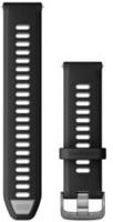 Garmin Schnellwechsel-Silikon-Armband 22 mm Schwarz/Hellgrau