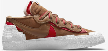 Nike x sacai Blazer Low light british tan/white/university red