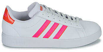 Adidas Grand Court 2.0 Women cloud white/lucid pink/bright red