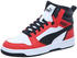 Puma Rebound v6 High white/black/for all time red
