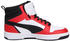 Puma Rebound v6 High white/black/for all time red