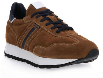 Nero Giardini Velour malto blu Herren Sneaker braun