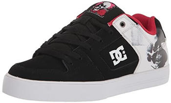 D&C Pure Low Top Casual Skate Schuh schwarz weiß schwarz