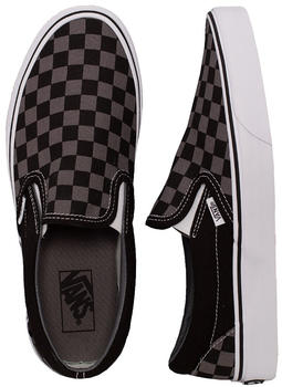 Vans Classic Slip-On Black Pewter Checkerboard Schuhe