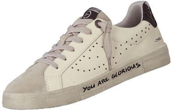Tamaris Sneaker Halbschuh beige grau Leder 1-23602-29 122