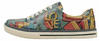 Sneaker DOGO "Love" Gr. 37, Normalschaft, bunt (blau) Damen Schuhe Skaterschuh