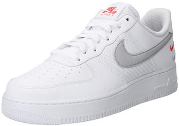 Nike Sneaker 'AIR FORCE 1 07' grau rot weiß 9433079