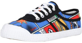 Kawasaki Cartoon Sneaker trendigem Cartoonprint blau bunt