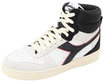 Diadora Magic Basket Mid Suede Gymnastikschuh weiß ferrari rot