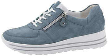 Waldläufer Plateau Leder Sneaker blau
