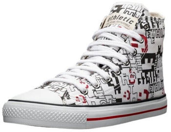 Ethletic White Cap Hi Cut Sneaker Letters White Just White