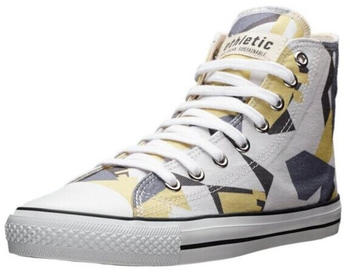Ethletic White Cap Hi Cut Sneaker Fairtrade Produkt camou yellow just white