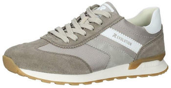 Rieker Sneaker Lederimitat Textil grau weiß