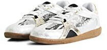 Desigual Shoes HERI Snake 2004 Silver Sneaker schwarz