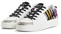 Desigual Shoes Fancy Tartan weiß Sneaker