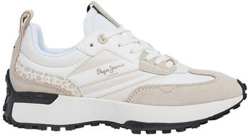 Pepe Jeans Lucky Print Trainers weiß