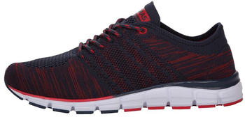 Boras Sports Sneaker Socknit navy rot weiß 5200-0215