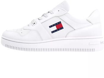 Tommy Hilfiger Retro Essential Leather Basketball Trainers white