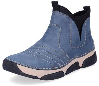 Rieker Slip-On Sneaker 45980 blau Kombi