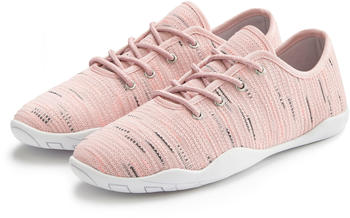 Lascana Sneaker rosa flacher Absatz Damen