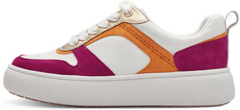 Tamaris Sneaker weiß pink orange