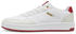 Puma Court Classic white/vapor grey/club red