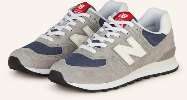 New Balance Sneaker 574 grau weiß