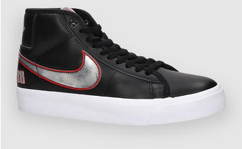 Nike Zoom Blazer Mid Pro Gt Skateschuhe schwarz mtlc sil un red wht