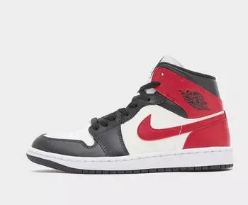 Nike Air Jordan 1 Mid Women (BQ6472) sail/off noir/white/gym red