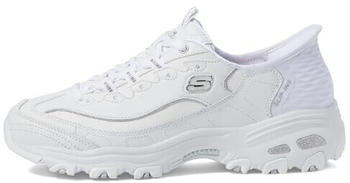 Skechers Hands Free D'Lites Classic Sneaker weiß silber