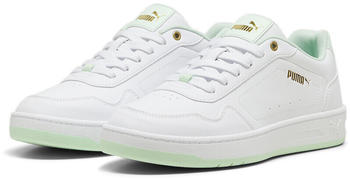 Puma Court Classy Sneaker wei&szlig; fresh mint gold