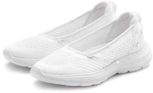 Lascana Sneaker Ketten-Element weiß