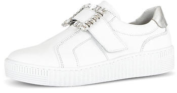 Gabor Slip-On Sneaker Best Fitting-Ausstattung silberfarben weiß