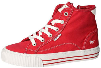 MUSTANG High-Top Canvas Sneaker rot 1420506