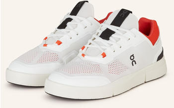 On THE ROGER SPIN Sneaker weiß orange