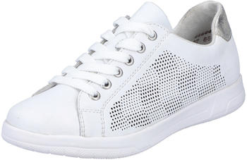 Rieker Sneaker herausnehmbarer Textileinlage silberfarben weiß